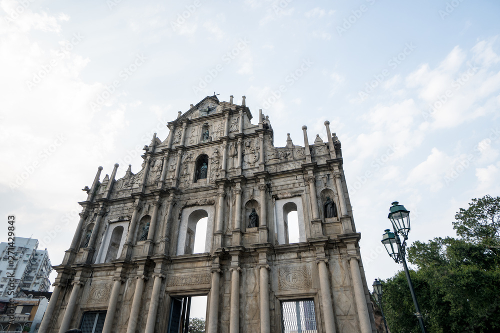 Macau's landmark:Ruins of St.Paul