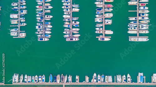 Aerial view of Yacht Marina