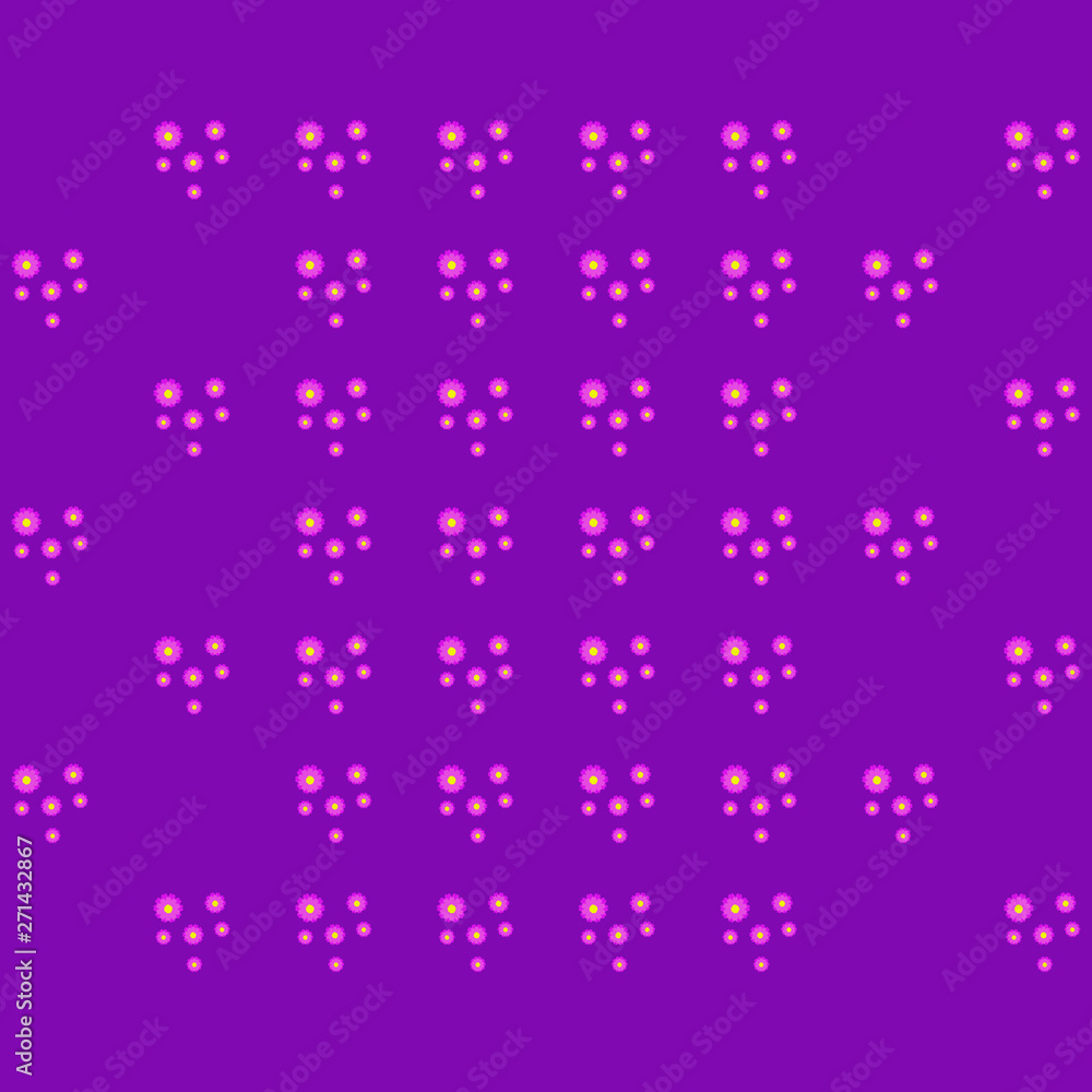 Pattern with Flowers. background - Illustration Pattern with Flowers. background - Illustration