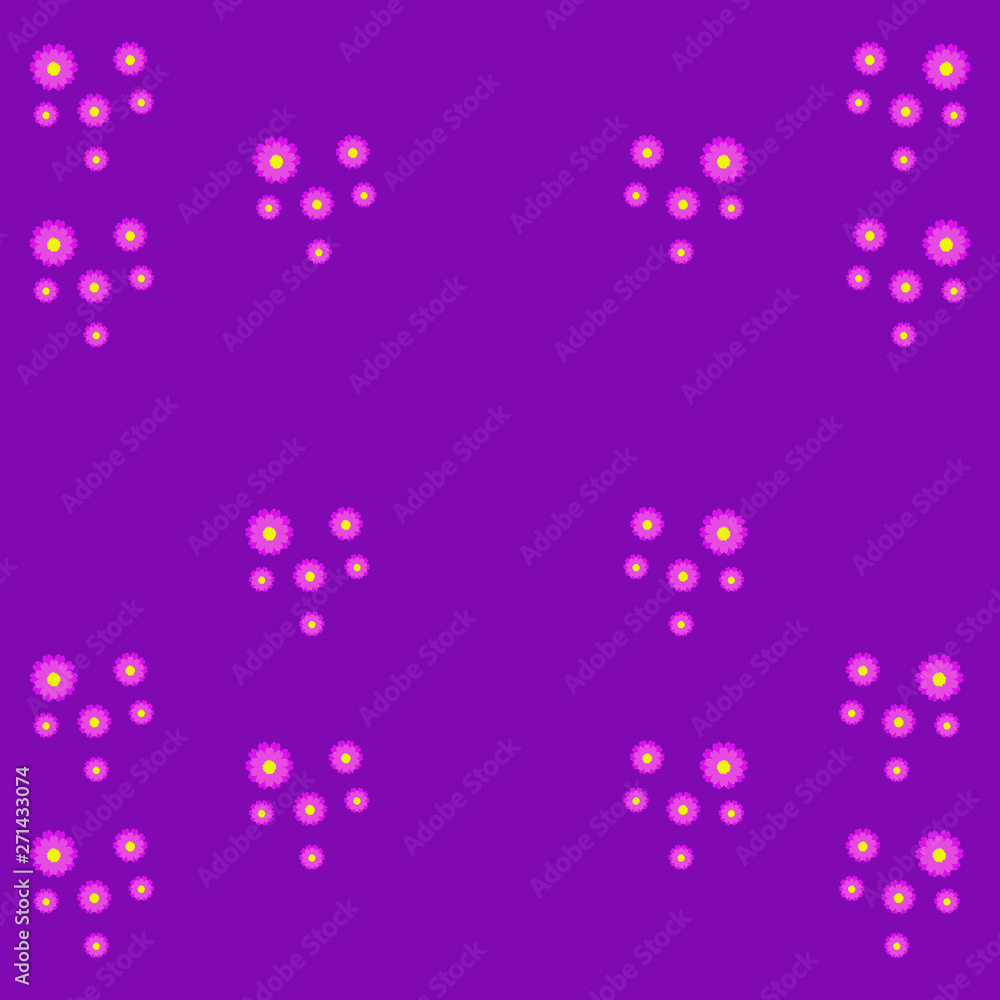 Pattern with Flowers. background - Illustration Pattern with Flowers. background - Illustration
