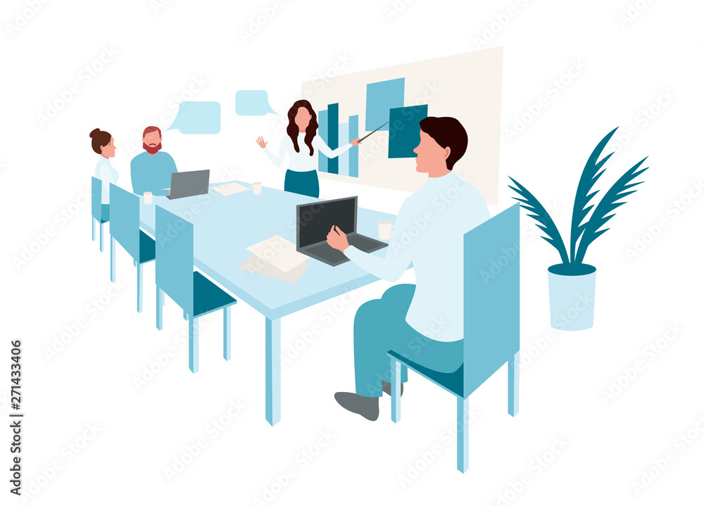 Group of business people working Group of business people working