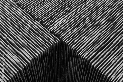 Fotografia Hintergrund Dachdeckung Schiefer Schrägaufnahme close up selektiver Fokus diagon