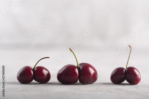 Wallpaper Mural Ugly cherries on the table. Strange shape berries Torontodigital.ca