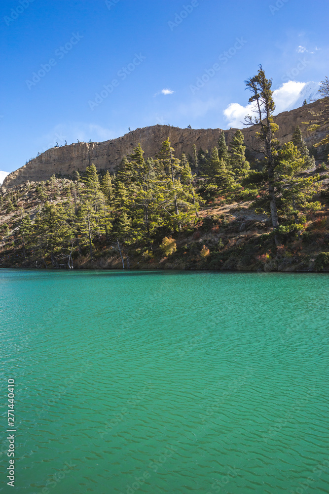 Dhumba Lake, Jomsom, Himalaya mountains of Nepal