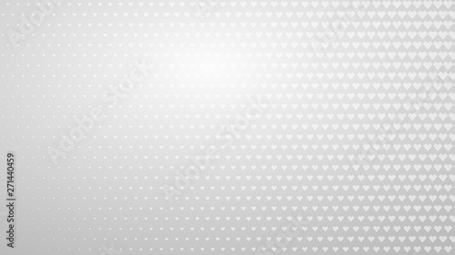 Abstract halftone background of small symbols in white colors
