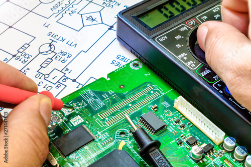 Services and repair of electronics, electronic boards.