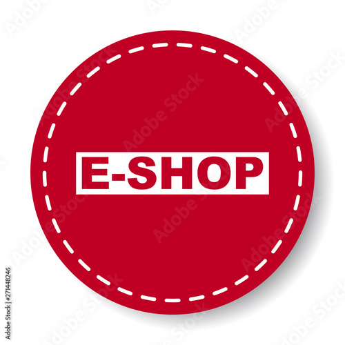 red vector banner eshop