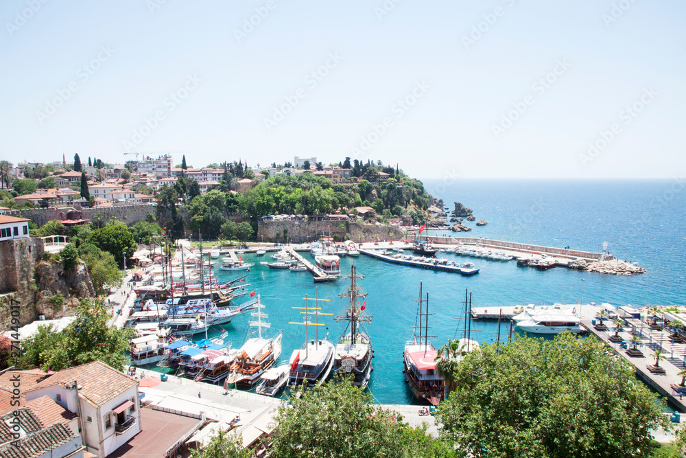 harbour of Antalya Turkey