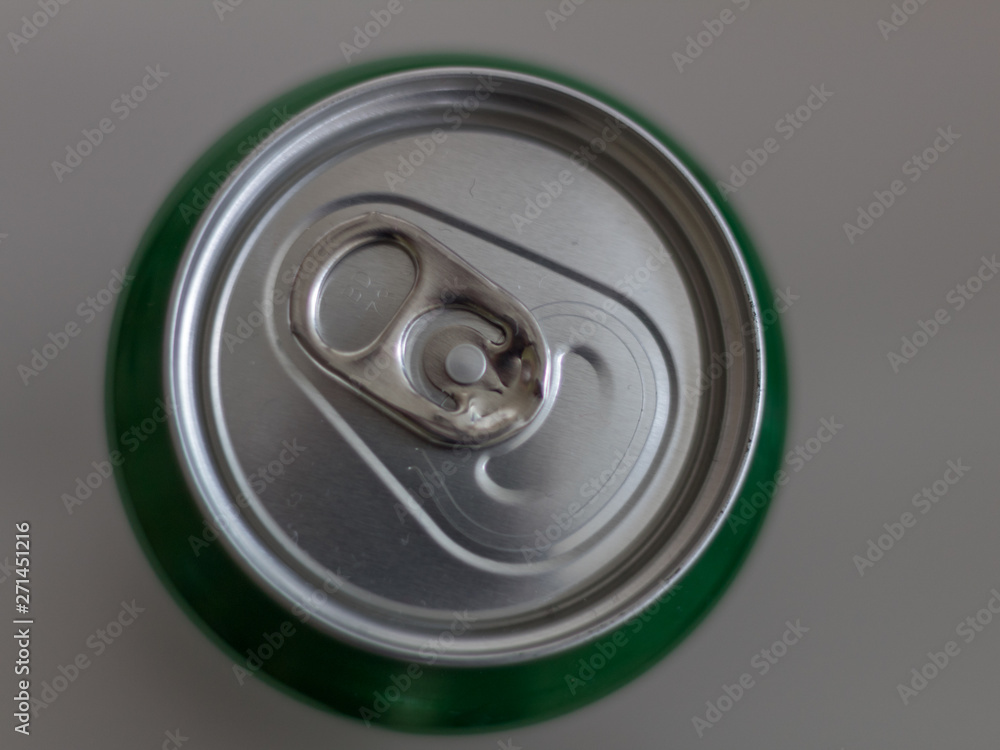Top of a can of beer Top of a can of beer