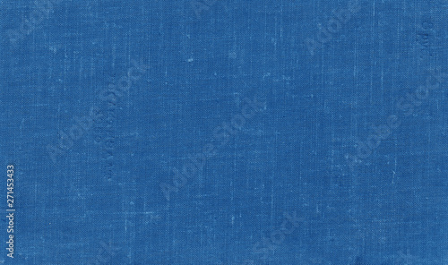 Old grungy canvas pattern with dirty spots in navy blue color.