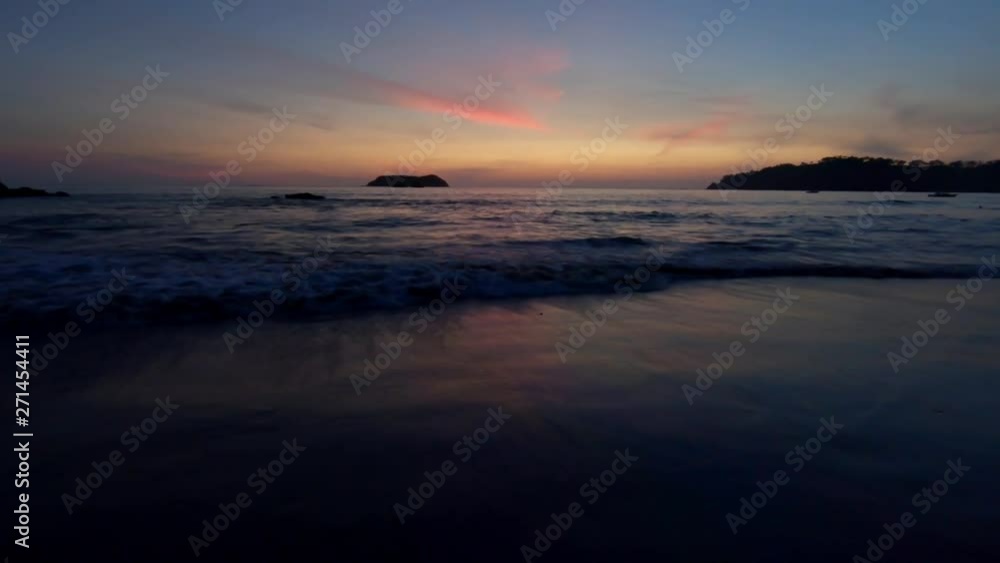 Beach at sunset in Manuel Antonio National Park, Costa Rica Beach at sunset in Manuel Antonio National Park, Costa Rica