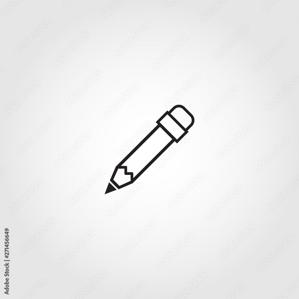 pencil vector icon. Crayon icon for web, mobile apps, design. Crayon vector symbol. pencil vector icon. Crayon icon for web, mobile apps, design. Crayon vector symbol.