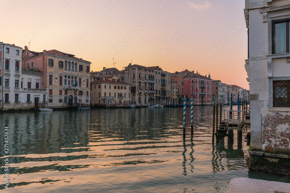 View of Grand Canal in the morning, Venezia, Italy
