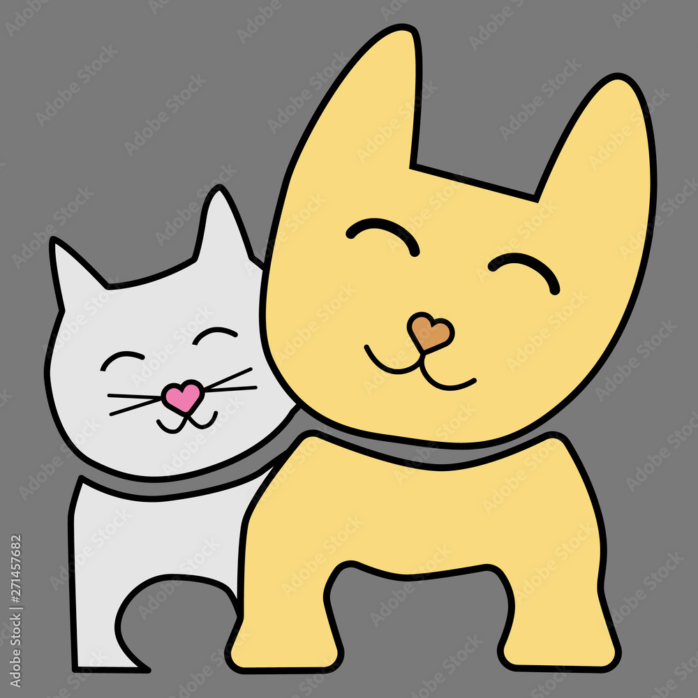 creative logo design Dog and Cat vector template creative logo design Dog and Cat vector template