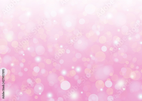 ピンクのふわふわ背景 © hikaru59