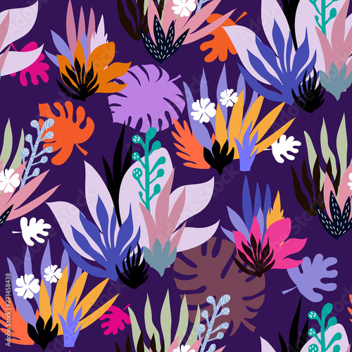 Jungle colorful pattern1