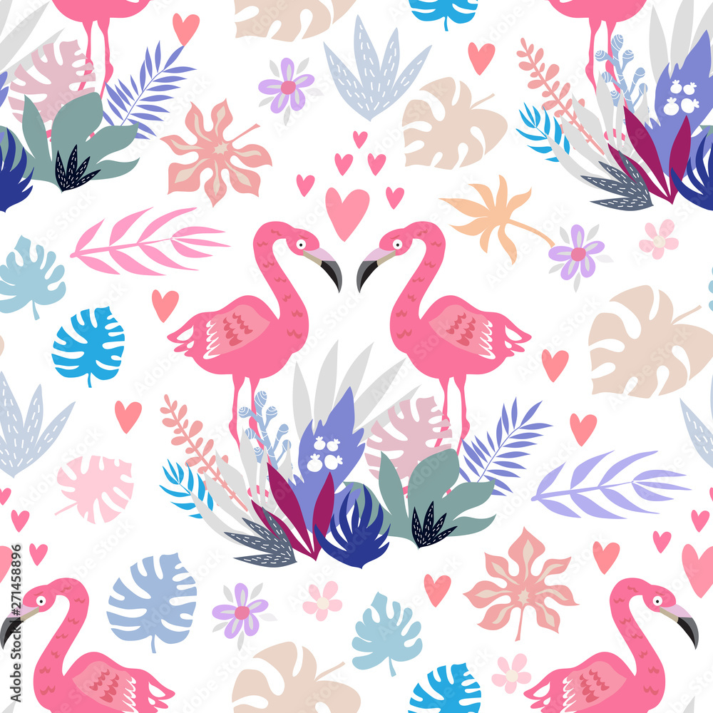 Flamingo pattern3