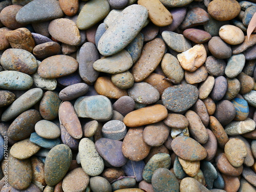 stone background, pebbles on the beach