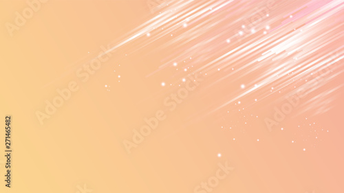 Abstract white stripes on gradient light pink and yellow background with copy space for text. Size ration 1920x1080 px. EPS10, vector, illustration.