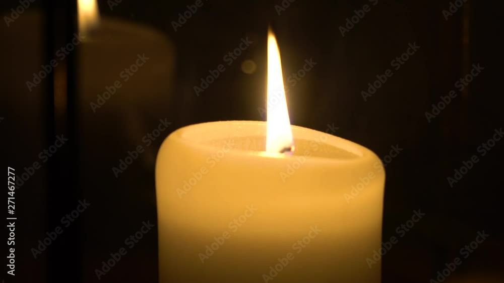 flickering candle light close up, flickering candle light close up,