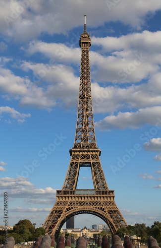 Eiffel Tower in France Paris in a summer day with clear sky © ChiccoDodiFC