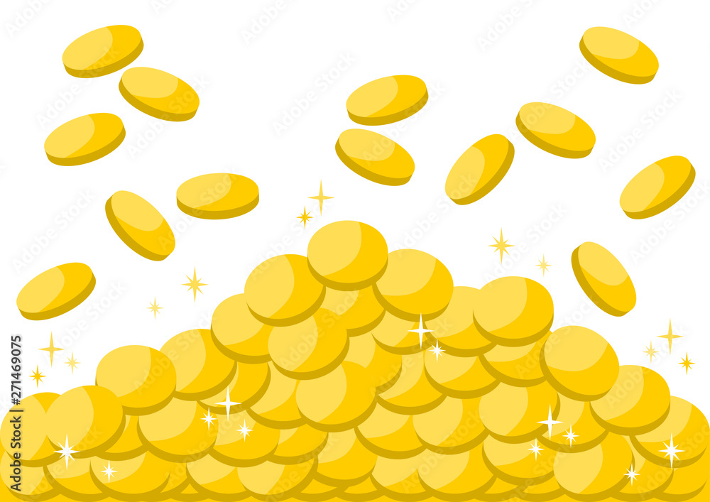お金 貯金 コイン イラスト Stock Vector Adobe Stock