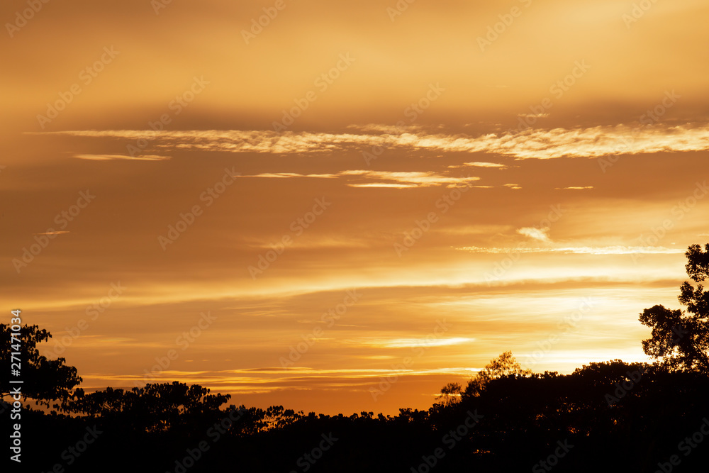 Wonderful Sunset or Sunrise Background.
