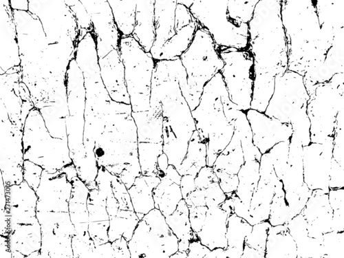 Vector crack texture. Grunge crash scratch. Isolated broken old damage rust. Overlay noise and grain dry texture.