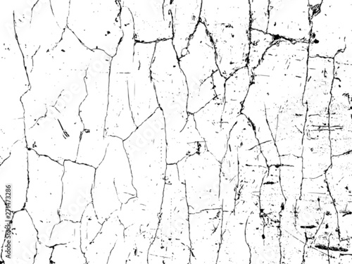 Vector crack texture. Grunge crash scratch. Isolated broken old damage rust. Overlay noise and grain dry texture.