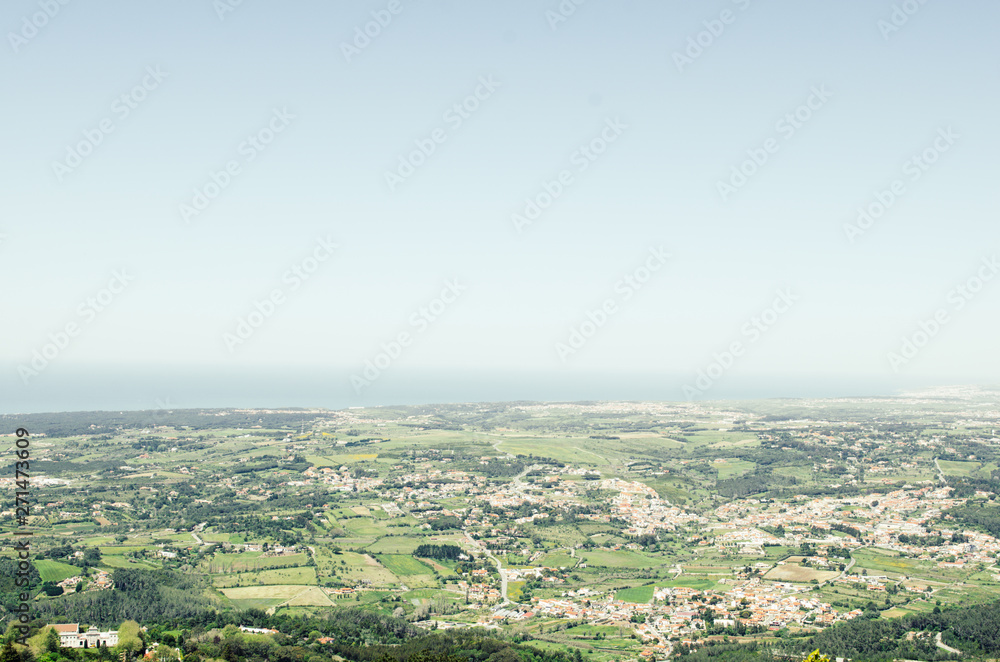Obraz premium MAY 3 2016, SINTRA, PORTUGAL: beautiful view to sintra city Portugal