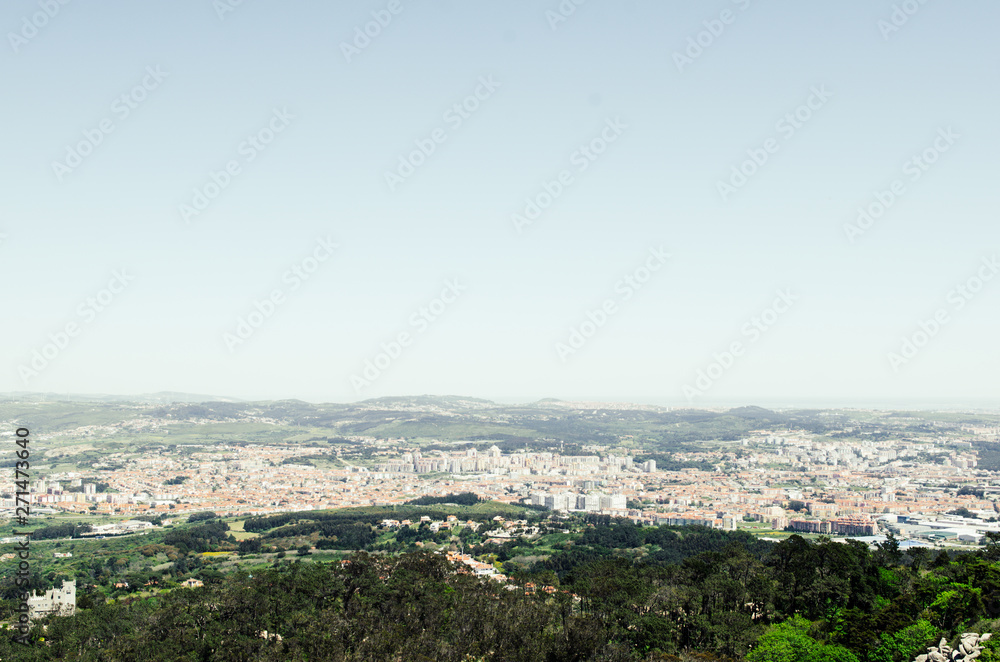 MAY 3 2016, SINTRA, PORTUGAL: beautiful view to sintra city Portugal