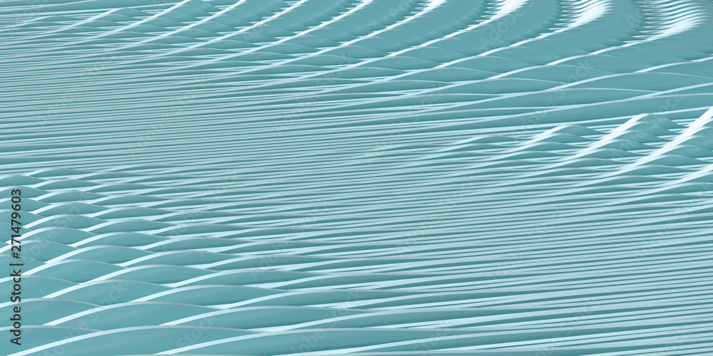 Cosmetic background for product presentation. Light blue parametric curve strip pattern. 3d rendering illustration. - Illustration Cosmetic background for product presentation. Light blue parametric curve strip pattern. 3d rendering illustration. - Illustration