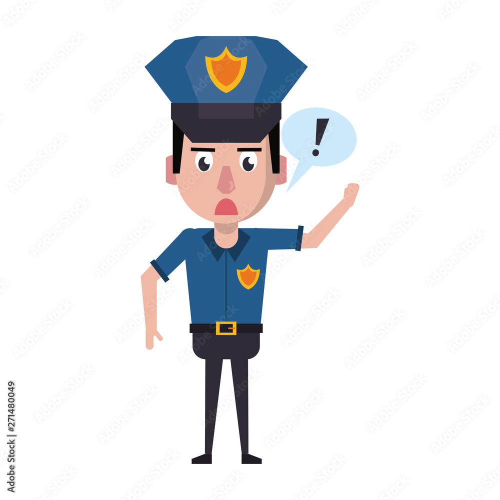 policeman working avatar cartoon character policeman working avatar cartoon character