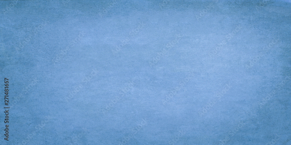 Fototapeta premium Blue wide grunge effect texture.