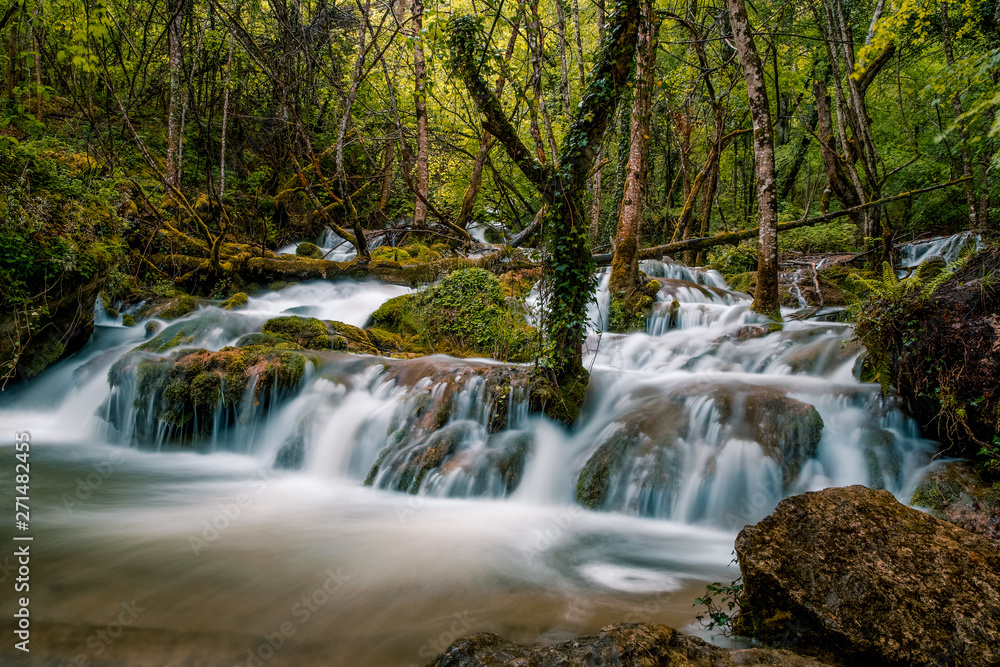  Waterfalls of Andoin, Alava, Basque Country