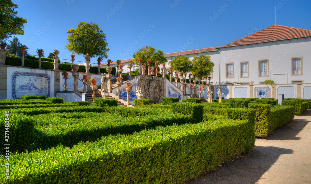 Fototapeta premium Jardins du palais épiscopal de Castelo Branco, Portugal