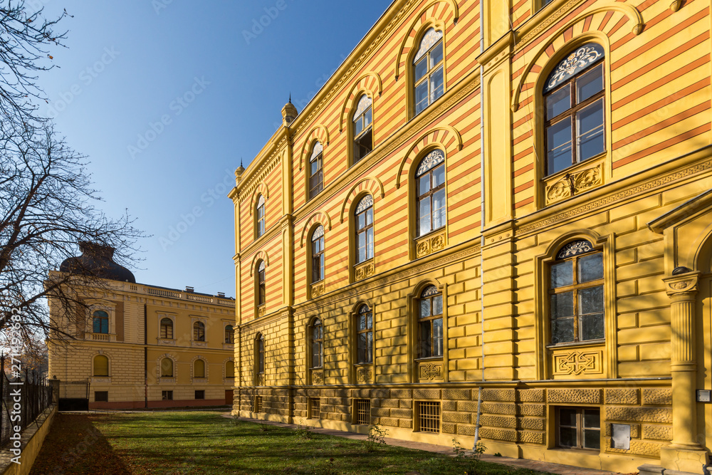 Building of Serbian Orthodox Theological Seminary in town of Srijemski Karlovci, Vojvodina, Serbia