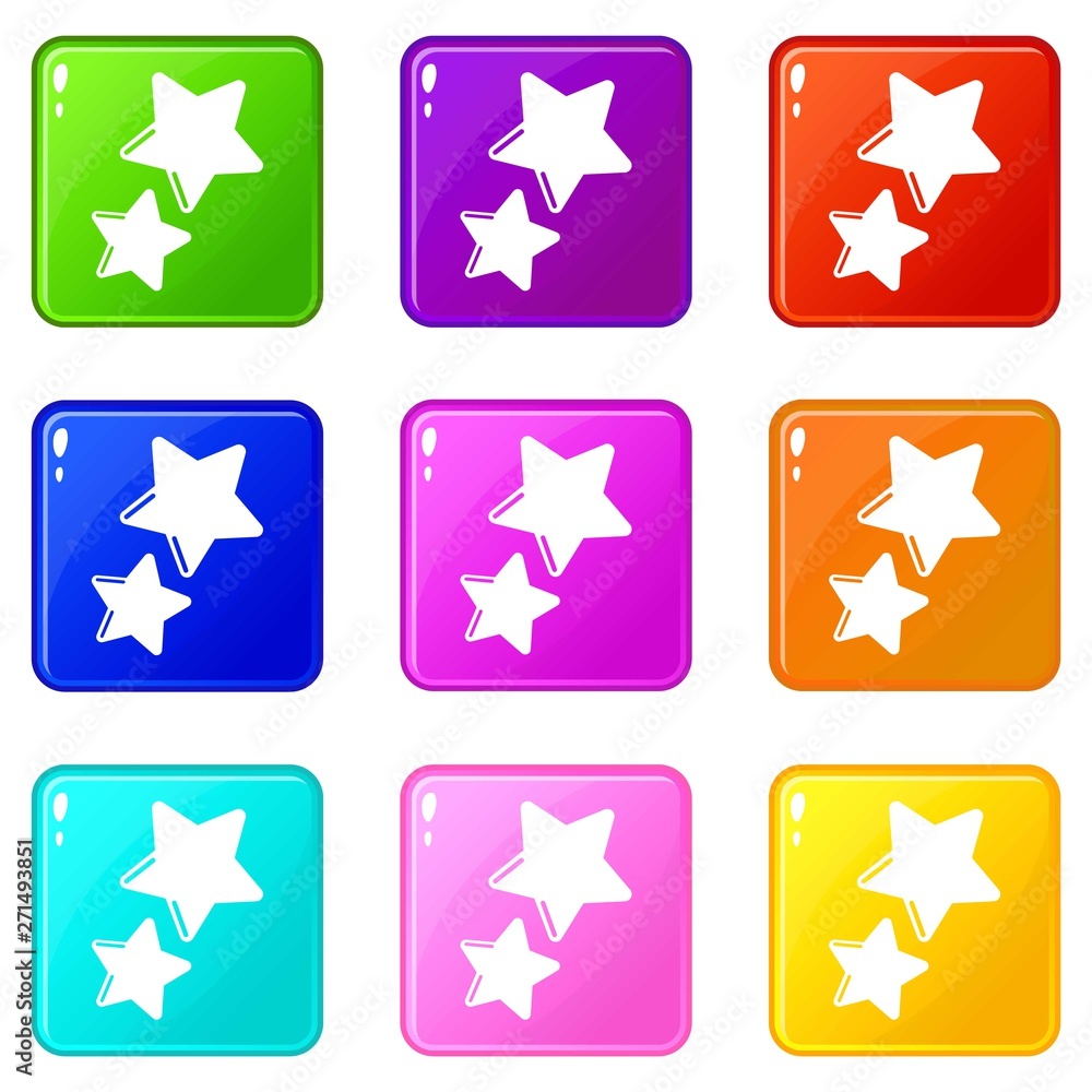 Stars icon. Simple illustration of stars vector icon for web