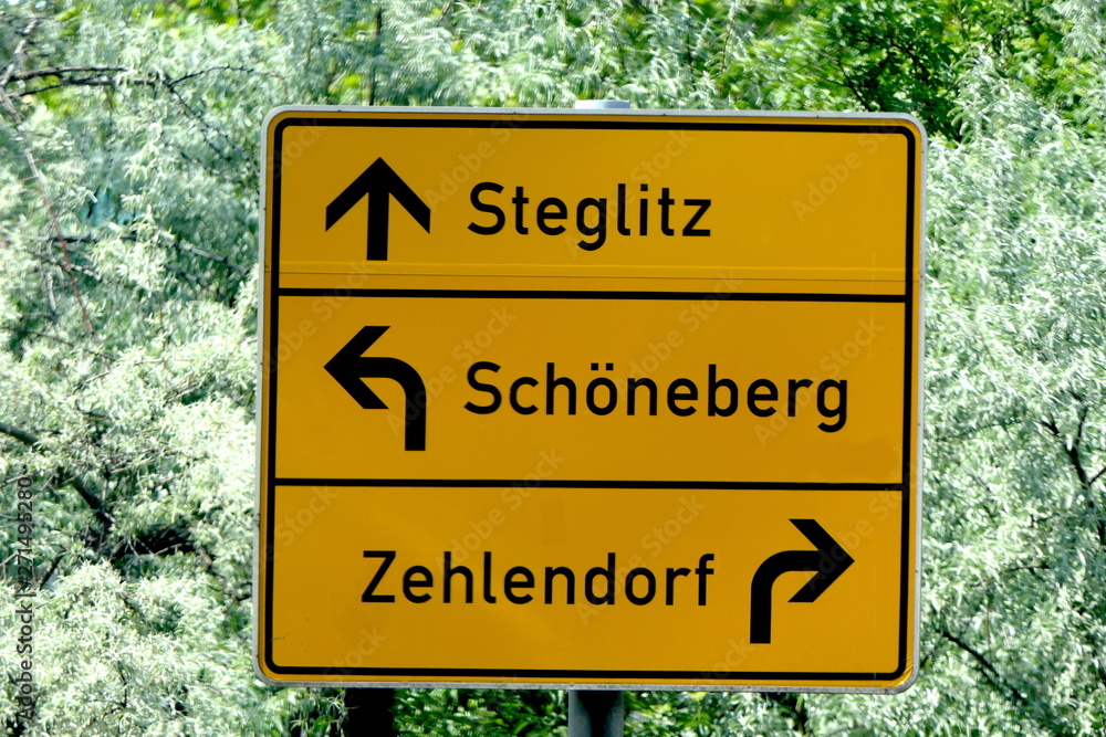 Schild Steglitz Schild Steglitz