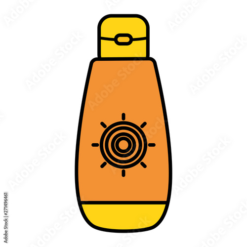 solar blocker bottle summer product