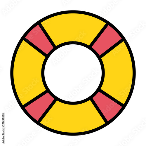 float lifeguard summer accessory icon