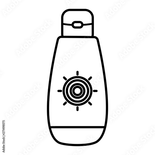 solar blocker bottle summer product