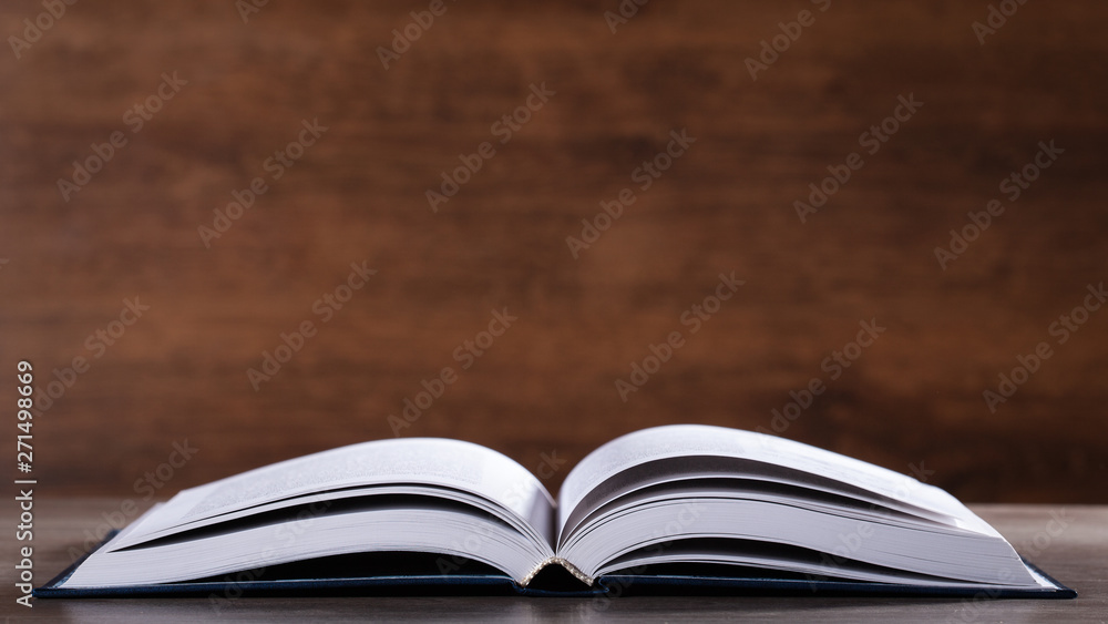 Macro view of old books Macro view of old books