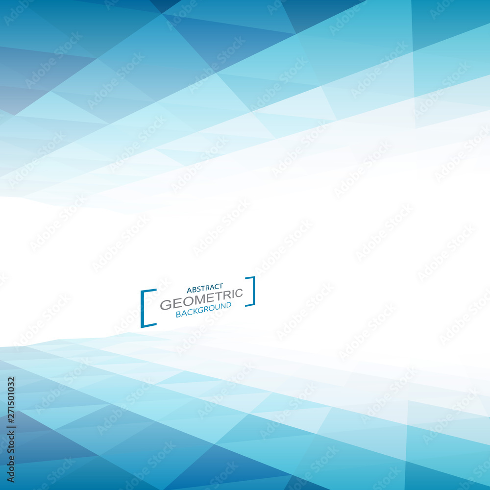 Vector design of geometric shapes of blue triangles. Abstract background, brochure template Vector design of geometric shapes of blue triangles. Abstract background, brochure template