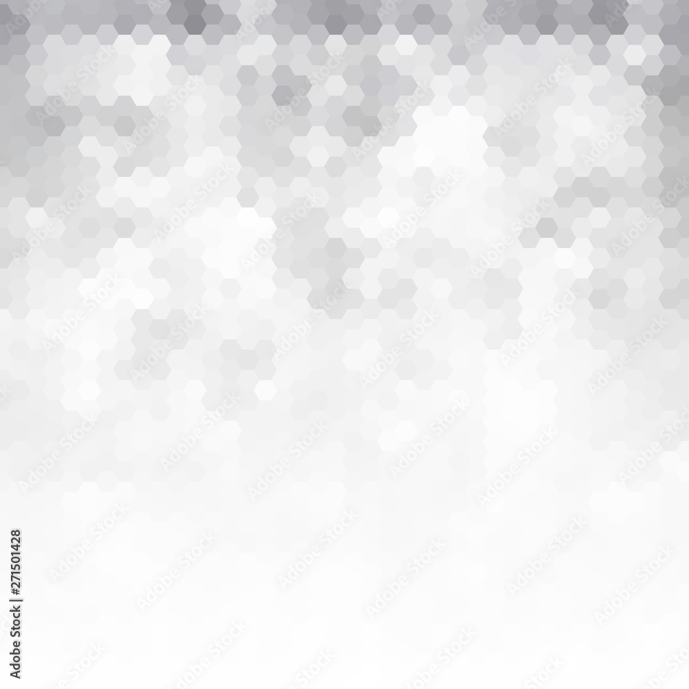 Obraz premium Geometric design of gray abstract hexagons
