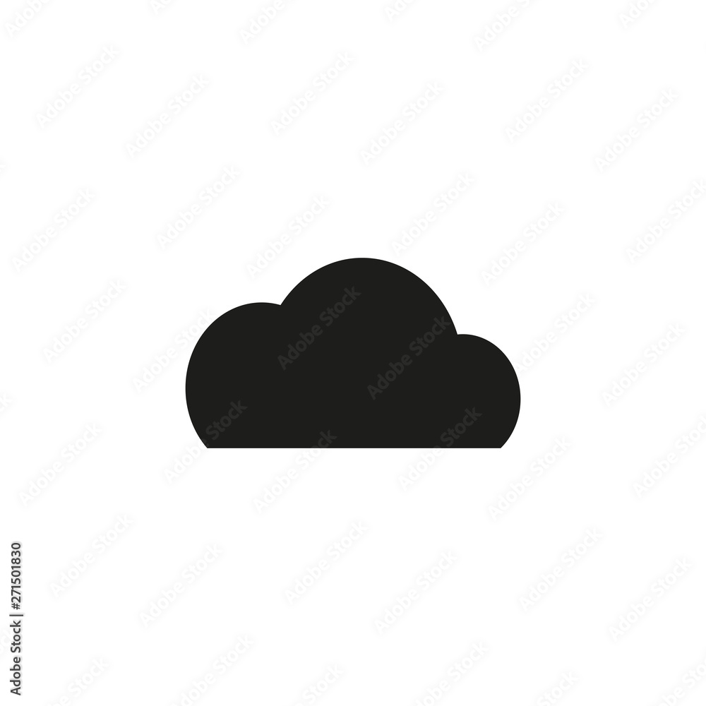 Cloud icon. Simple vector illustration Cloud icon. Simple vector illustration