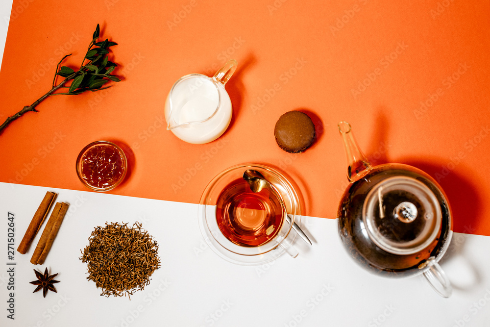 abstract floral tea leaves infusion abstract floral tea leaves infusion