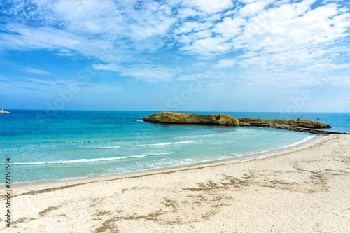 Foto Landscape of Monastir Beach, Tunisia.