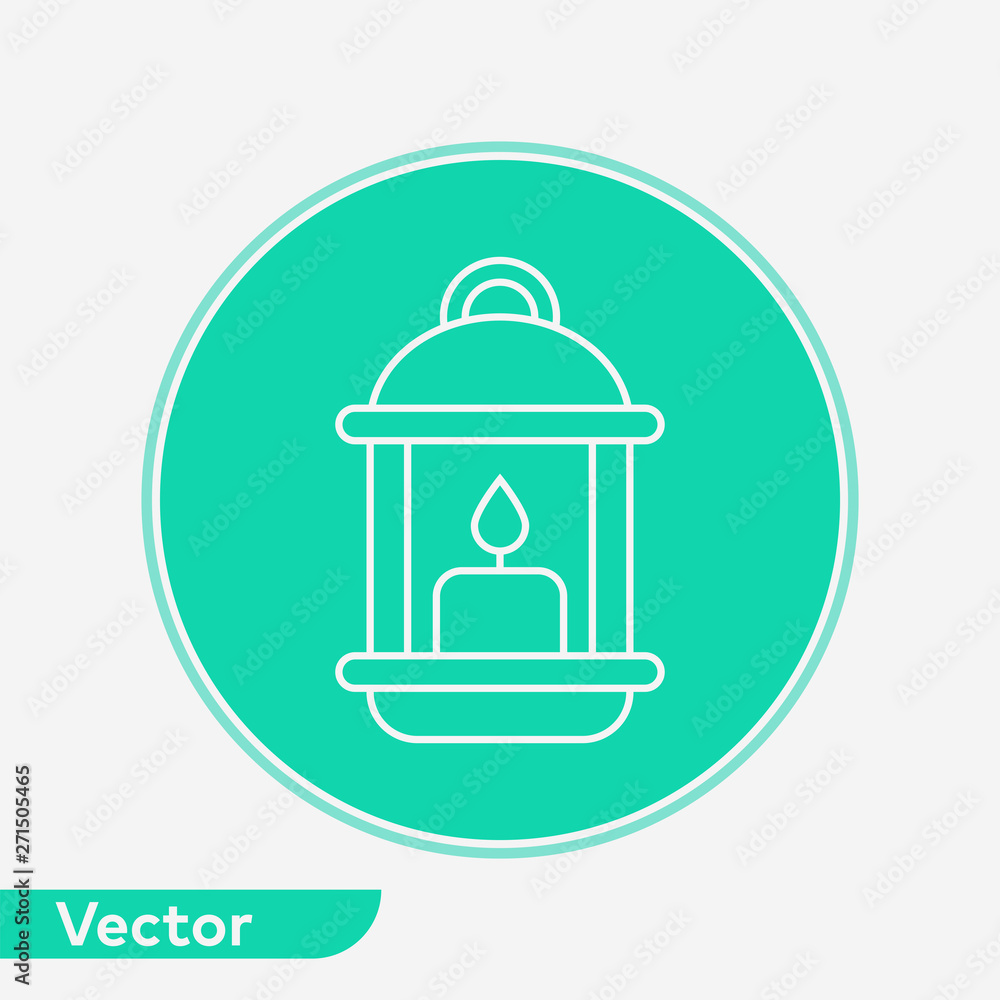 Lantern vector icon sign symbol Lantern vector icon sign symbol
