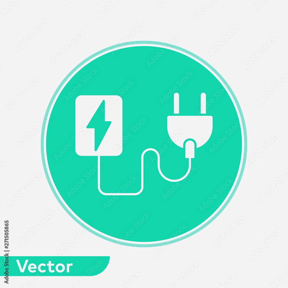 Plug vector icon sign symbol Plug vector icon sign symbol